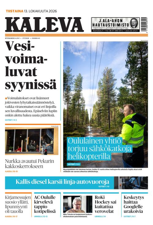 Kaleva 13.10.2026