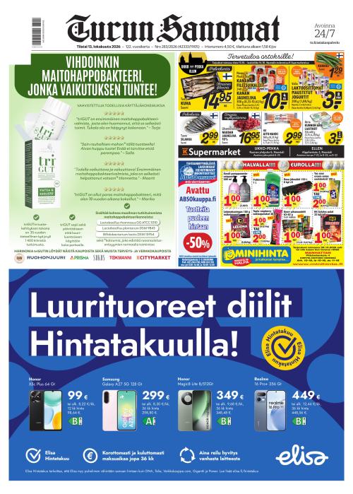 Turun Sanomat 13.10.2026