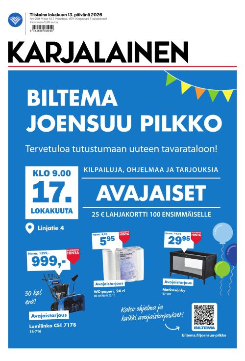 Karjalainen 13.10.2026