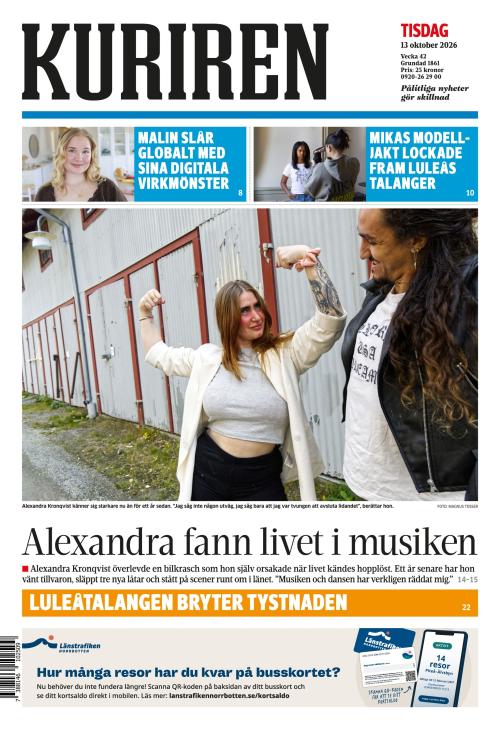 Norrbottens-kuriren 13.10.2026