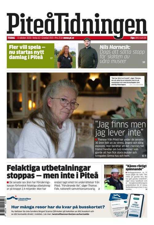 Piteå-Tidningen 13.10.2026