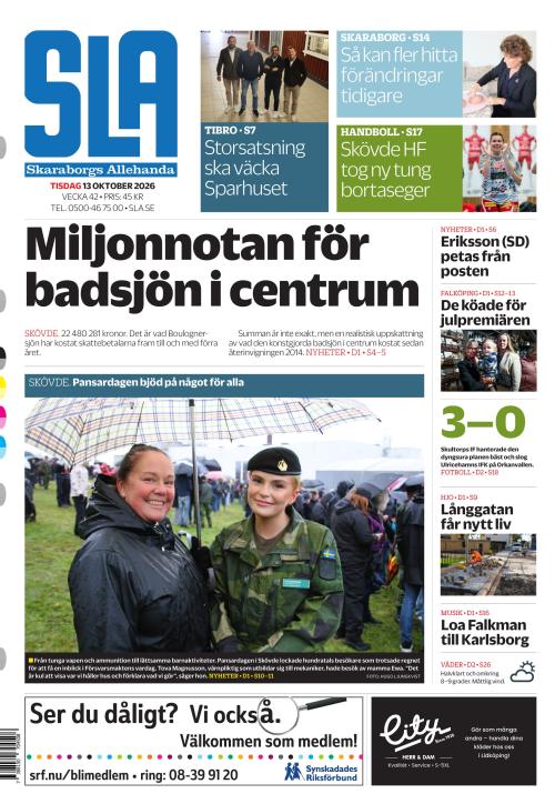 Skaraborgs Allehanda 13.10.2026