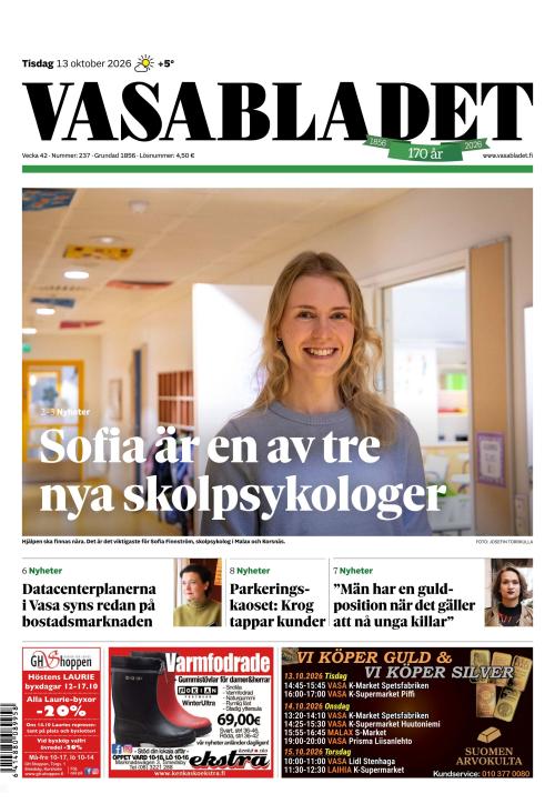 Vasabladet 13.10.2026