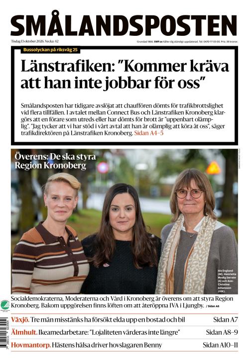 Smålandsposten 13.10.2026