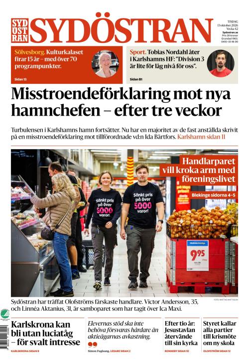 Sydöstran 13.10.2026