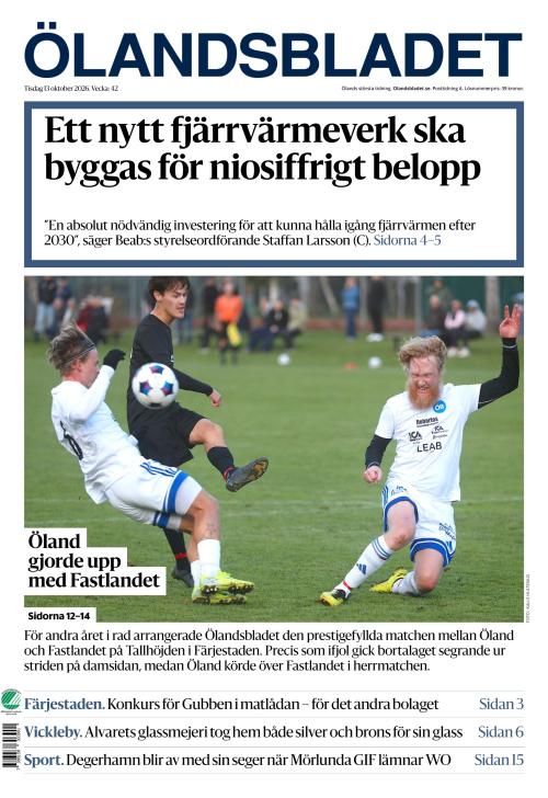 Ölandsbladet 13.10.2026