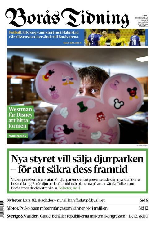 Borås Tidning 13.10.2026