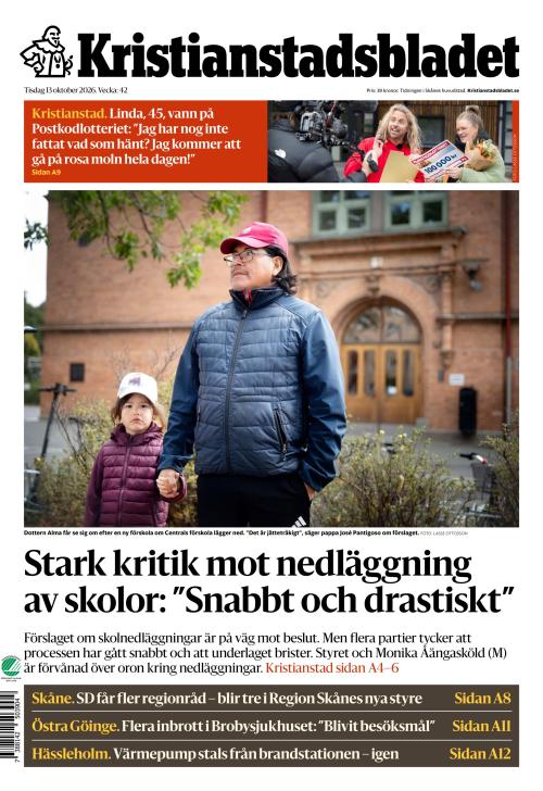 Kristianstadsbladet 13.10.2026