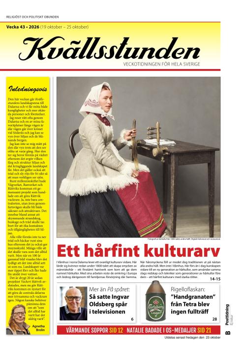 Kvällsstunden 43/2026
