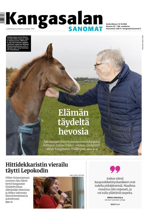 Kangasalan Sanomat 14.10.2026