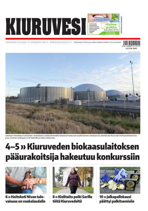 Kiuruvesi-lehti 14.10.2026