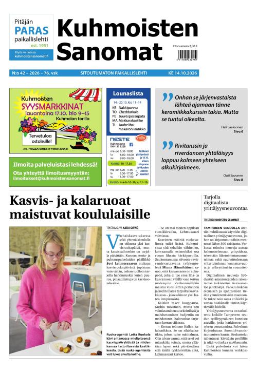 Kuhmoisten Sanomat 42/2026