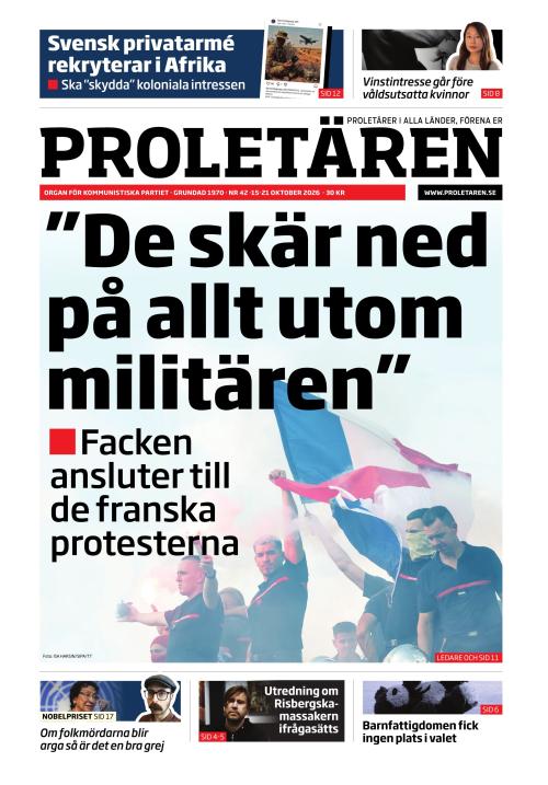 Proletären 15.10.2026