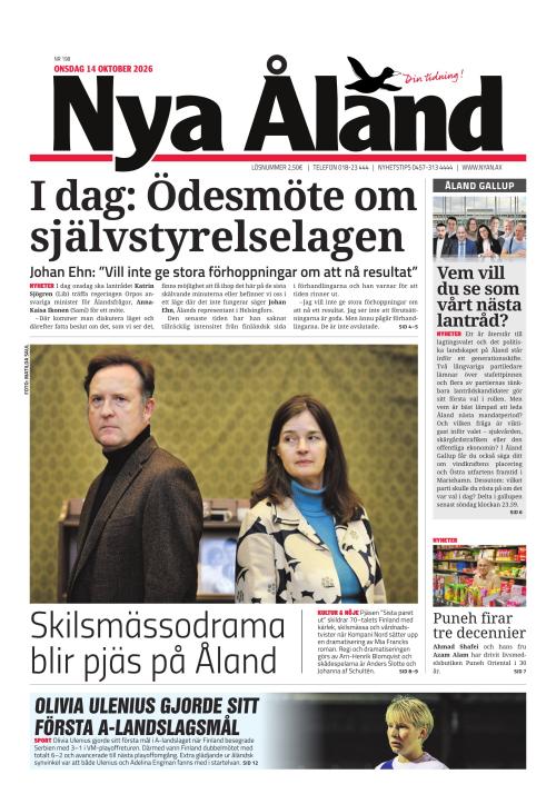 Nya Åland 14.10.2026