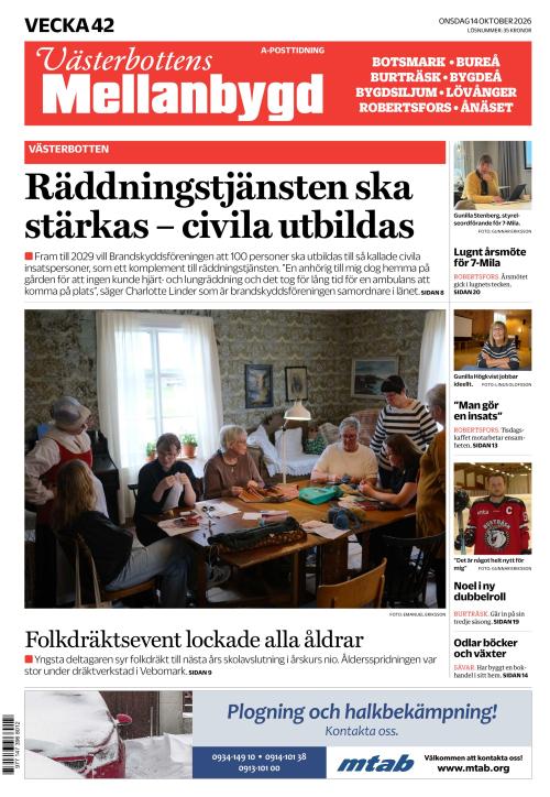 Västerbottens Mellanbygd 14.10.2026