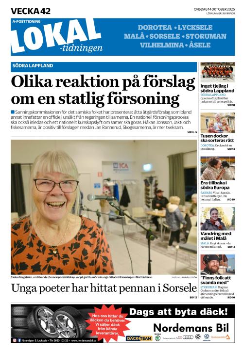 Lokaltidningen 14.10.2026