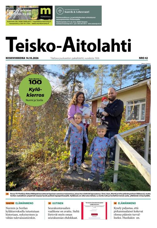 Teisko-Aitolahti 14.10.2026