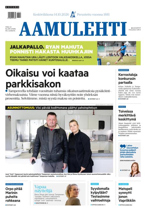 Aamulehti 14.10.2026