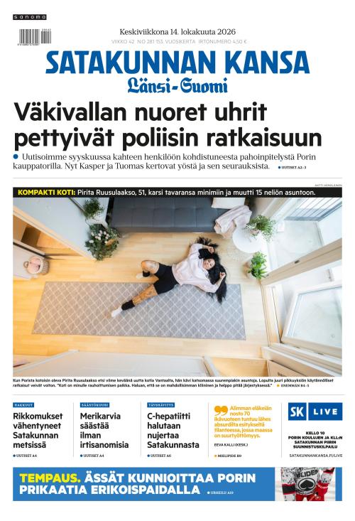 Satakunnan Kansa Länsi-Suomi 14.10.2026