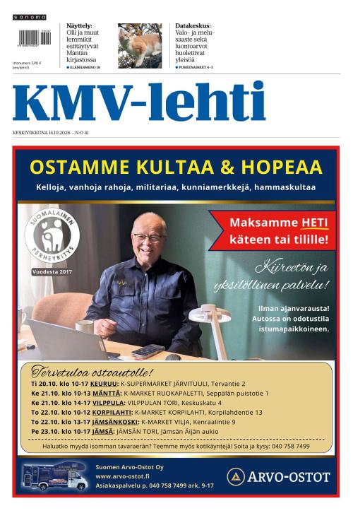 KMV-lehti 14.10.2026