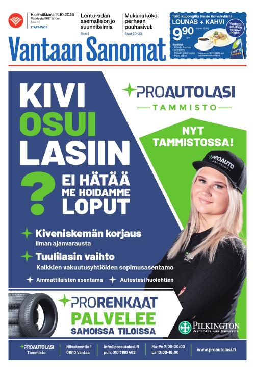 Vantaan Sanomat (Itä) 14.10.2026