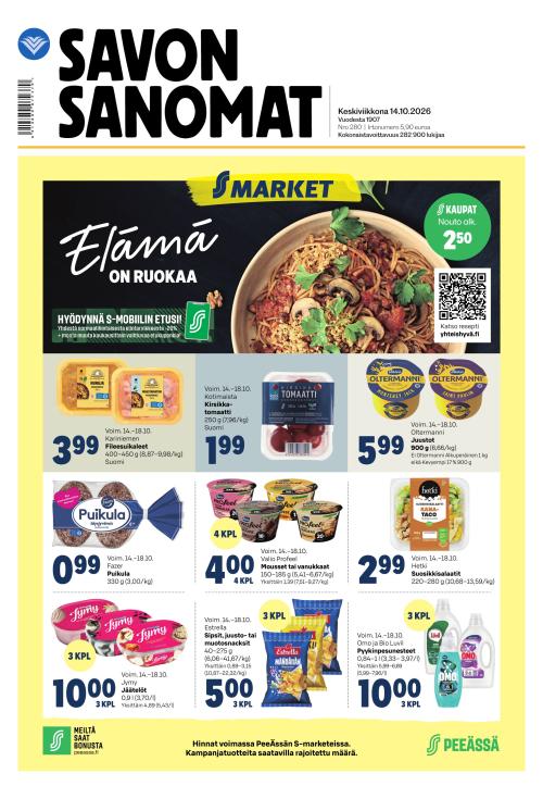 Savon Sanomat 14.10.2026