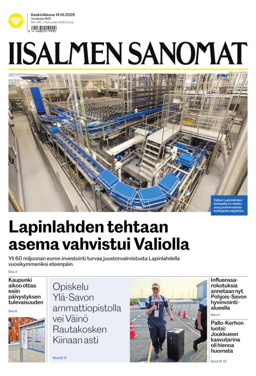 Iisalmen Sanomat 14.10.2026