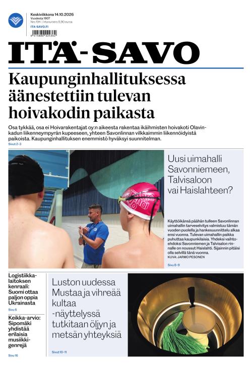 Itä-Savo 14.10.2026