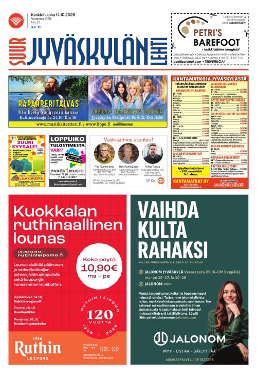 Suur-Jyväskylän Lehti 14.10.2026