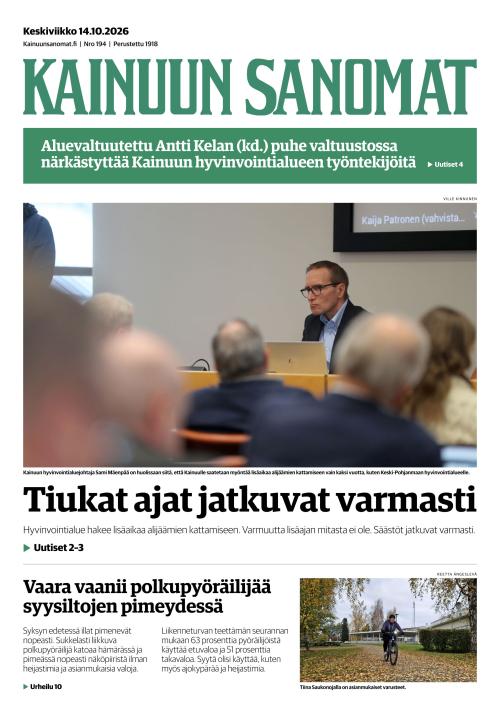 Kainuun Sanomat 14.10.2026