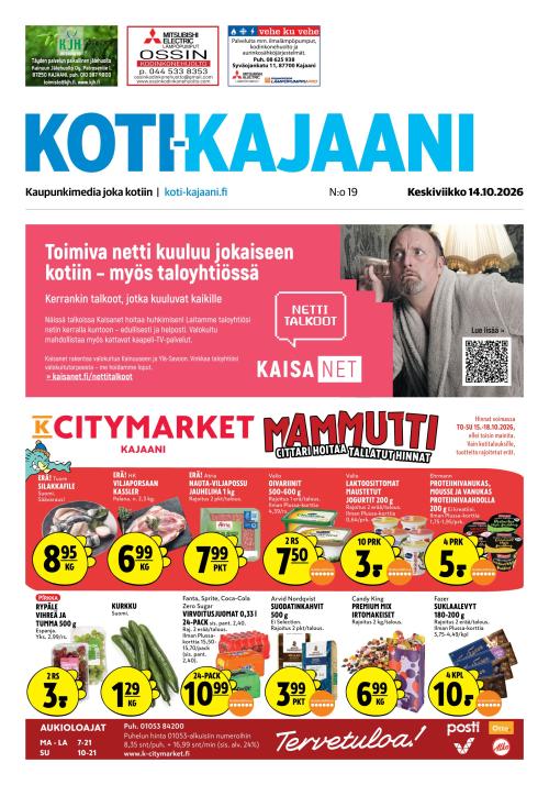 Koti-Kajaani 14.10.2026