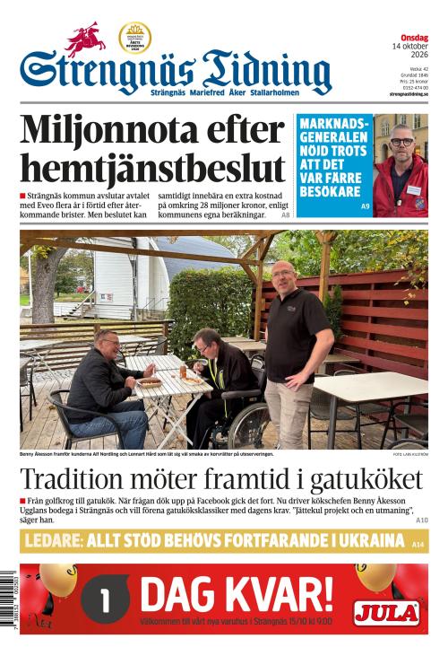 Strengnäs Tidning 14.10.2026