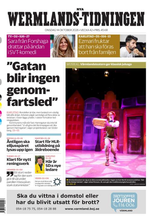 Nya Wermlands-Tidningen 14.10.2026