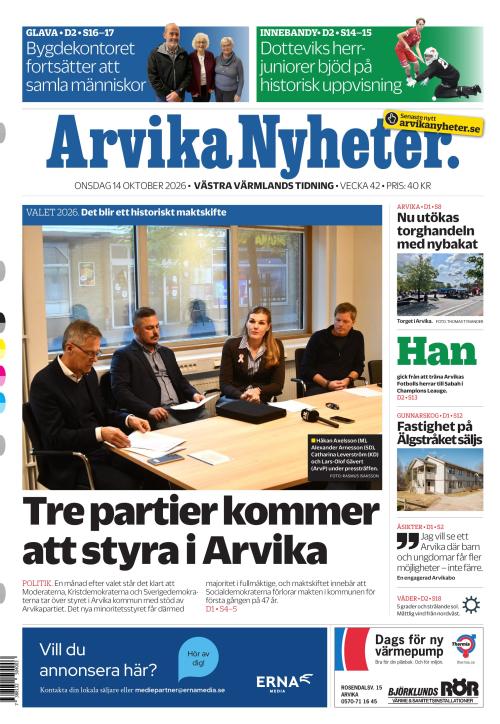 Arvika Nyheter 14.10.2026