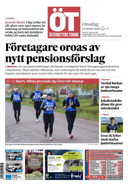 Österbottens Tidning 14.10.2026