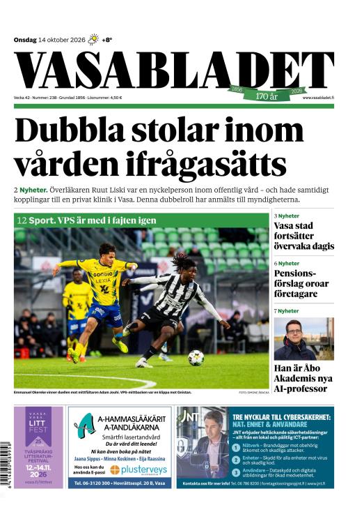 Vasabladet 14.10.2026