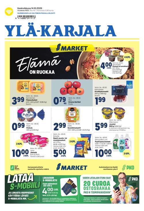 Ylä-Karjala 14.10.2026