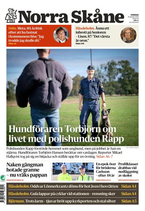 Norra Skåne 14.10.2026