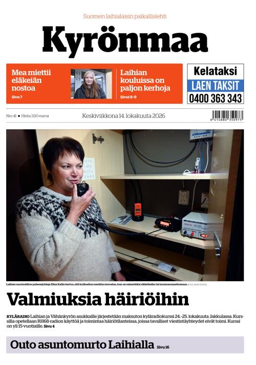 Kyrönmaa-lehti 14.10.2026