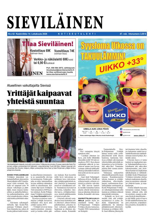 Sieviläinen 14.10.2026