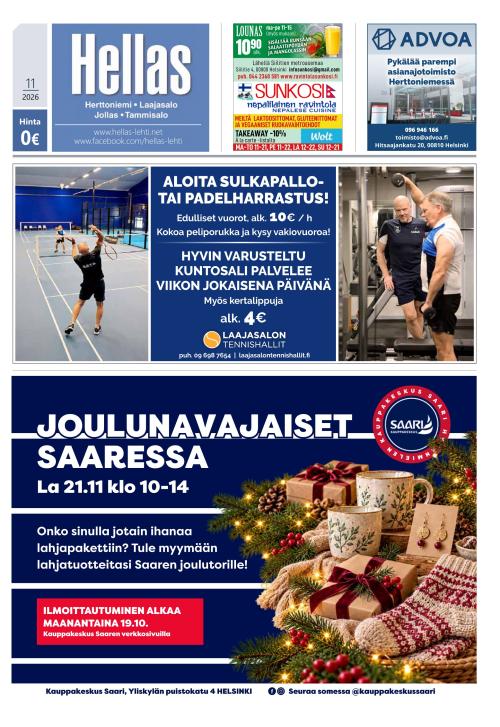 Hellas-lehti 15.10.2026