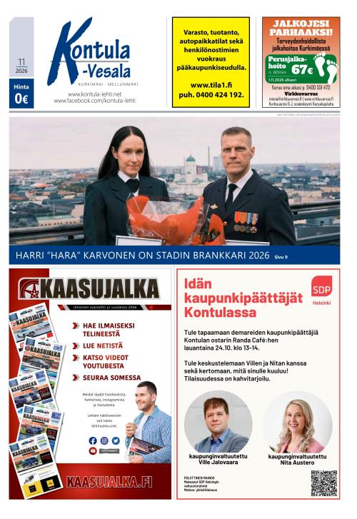 Kontula-Vesala -lehti 15.10.2026