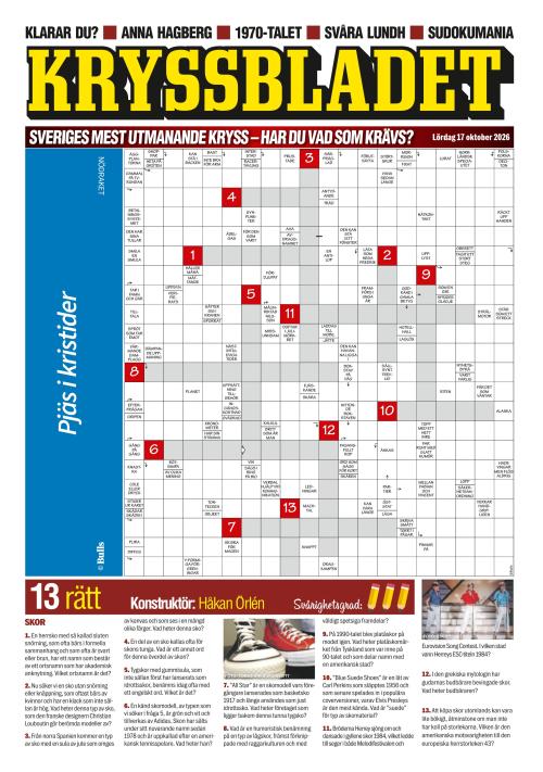 Aftonbladet Lördag 17.10.2026