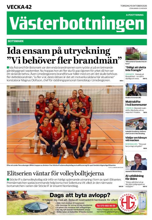 Västerbottningen 15.10.2026