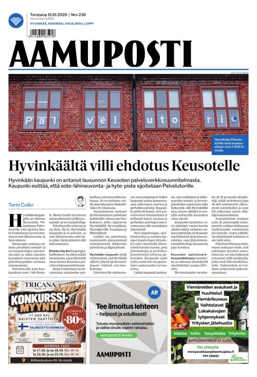 Aamuposti 15.10.2026