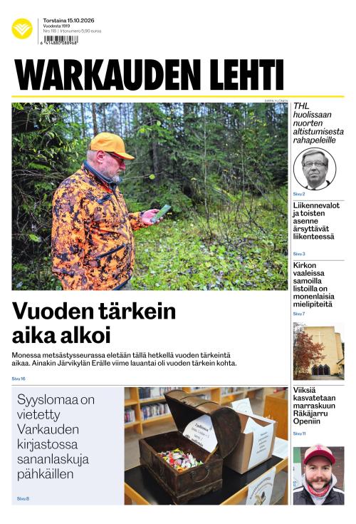 Warkauden Lehti 15.10.2026