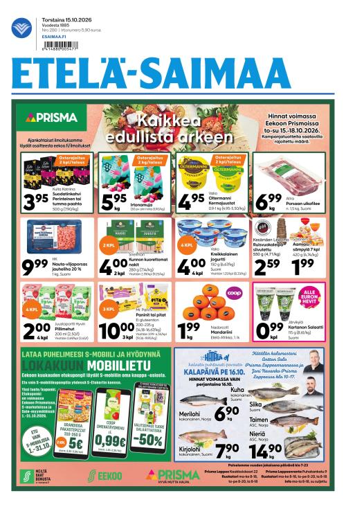 Etelä-Saimaa 15.10.2026