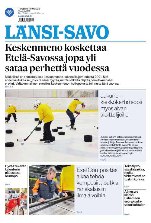 Länsi-Savo 15.10.2026