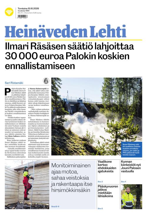 Heinäveden lehti 15.10.2026