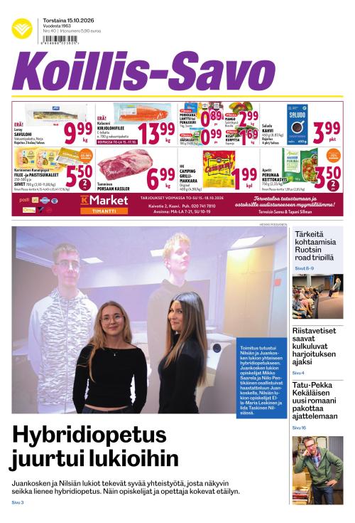 Koillis-Savo 15.10.2026